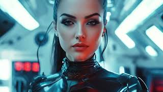 A New Horizon - Space Babes | Cyber ​​​​​​Deep House Energy  | Science Fiction AI Space Cinematic