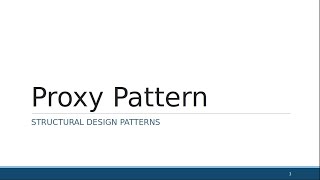 Proxy Design Pattern Arabic