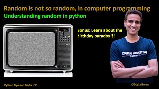 Random is not so random - understanding random in python