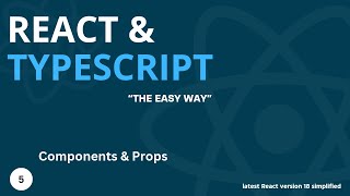 Latest React & Typescript Tutorial #5 - Understanding Components & Props