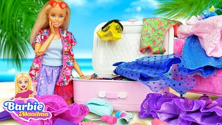 Barbie-nukke menee lomalle - Lasten videoita suomeksi | Nuket ja lelut