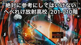 ライフアフター　へべれけ放射高校　201-210階　Death high school   明日之後　幅射高校