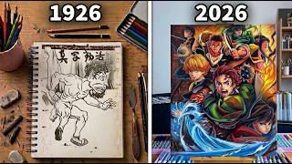 I Painted The ENTIRE Evolution Of Anime: 1926-2026