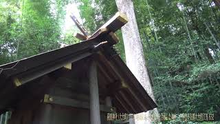 荻原神社 大台町　この地域にあった81社を合祀した神社　三重県多気郡大台町江馬 632