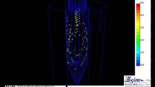 サイクロン内部流動解析