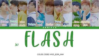 X1 (엑스원) 'FLASH' (Color Coded Lyrics Indo_Rom_Han)  | Lirik Terjemahan Indonesia