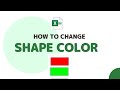 Excel VBA - How to Change Shape Color on Click