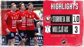 Highlights Storvreta IBK vs Mullsjö AIS 10-3