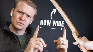 The Wrong Bow Width Breaks Your Bow How Wide Should Your Bow Be