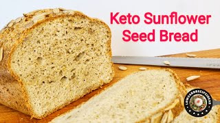 HOW TO MAKE KETO SUNFLOWER SEED BREAD - CHEAP, HEALTHY, LIGHT, SOFT, FLUFFY & CRISPY WHEN TOASTED !