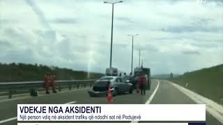 Një person vdiq në aksident trafiku që ndodhi sot në Podujevë