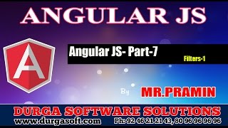 Angular JS-Part-7 || Filters-1
