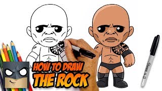 How to Draw The Rock | WWE Superstars
