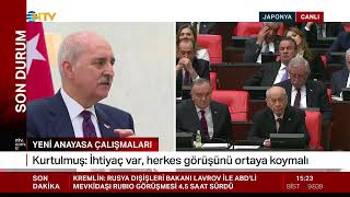 TBMM Başkanımız @NumanKurtulmus, Tokyo’da, NTV canlı yayınında Nazlı Çelik’in sorularını yanıtlıyor