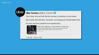 Uber using 11Alive's story to set record straight about about sex trafficking false reports on socia
