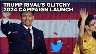 US Election Live : Governor Ron DeSantis Officially Declared His Candidature With A Glitchy Event