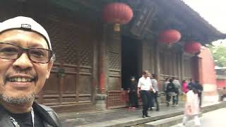 Exploring shaolin Temple in Dengfeng, Zhengzhou, Henan, China after visiting factories.