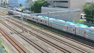 【フリー動画】新型E235系1000番台F40編成の新津配給列車（EF64 1031牽引）走行シーン