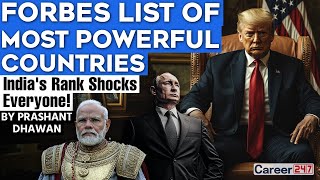 Forbes List of Most Powerful Countries in the World Shocks India!