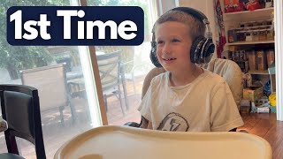 Severely Autistic Boy Tries Noise Cancelling Headphones