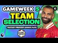 FPL GW5 TEAM SELECTION | Fantasy Premier League 2024/25