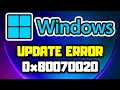 How to FIX Windows Update Install Error 0x80070020