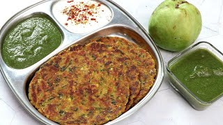 Healthy Jowar Paneer Paratha Recipe | Gluten-Free \u0026 High-Protein Indian Flatbread