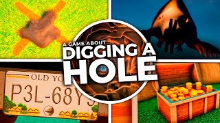 A Game About Digging A Hole - Full Gameplay + Ending (Showcase)