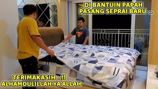 Alhamdulillah ‼️ Pasang seprai Baru