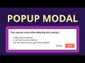 Reusable popup/modal component with React JS