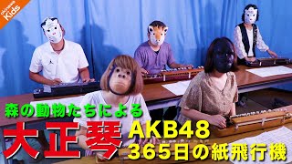 『森の動物たちが大正琴で「AKB48 / 365日の紙飛行機」を弾いてみたら、シュールすぎた！！ww』