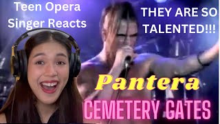 Teen Opera Singer Reacts To Pantera - Cemetery Gates
