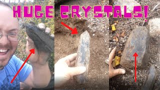 Finding a Huge Smoky Quartz Crystal pocket in Idaho while Rockhounding!