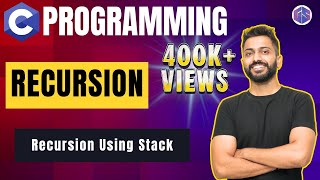 Recursion in Programming | Smallest Recursive Program | Recursion using stack