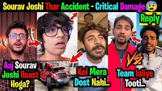 CarryMinati Roast Sourav Joshi? - Thar Accident 😱, Aamir Majid, Mr Indian Hacker Vs Virendra Singh