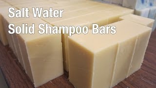 Making Solid Shampoo Bars