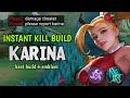 23 KILLS WITH KARINA! FINALLY FOUND THE BEST INSTANT KILL BUILD AND EMBLEM FOR KARINA 2024!