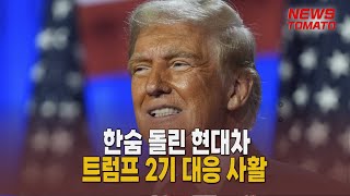 한숨 돌린 현대차…트럼프 2기 대응 사활 [말하는 기자들_산업_1216]