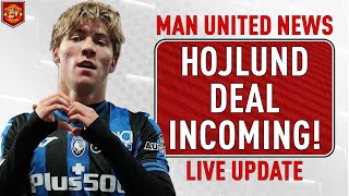 Rasmus HOJLUND Deal Day!? Agreement CLOSER! Manchester United Transfer News LIVE