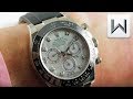 Rolex Daytona Oysterflex (116519LN) Cosmograph Daytona Chronograph Luxury Watch Review