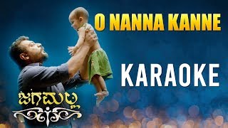 O Nanna Kanne - Karaoke | Jaga Malla Kannada Movie | Ajith Kumar, Nayanthara | D.Imman | Siva