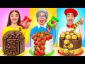 Me vs Grandma Cooking Challenge | Cake Decorating Challenge by Multi DO Smile