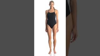 Funkita Women's Still Black Strapped In One Piece Swimsuit | SwimOutlet.com