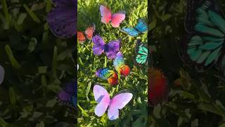 3D Butterflies with just a few supplies!🦋 Mariposas #diy #cricut #craft #diybutterfly #mariposas