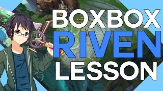Extensive Riven Lesson by Boxbox (Combos, Animation Cancel and wallhops)