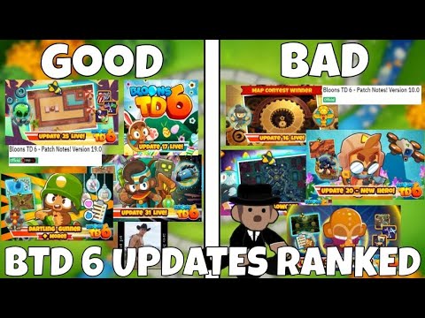 Ranking Every BTD 6 Update The Proper Way - YouTube