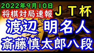 将棋対局速報▲斎藤慎太郎八段ー△渡辺 明名人 第43回日本シリーズＪＴプロ公式戦２回戦 第２局[角換わり腰掛け銀]