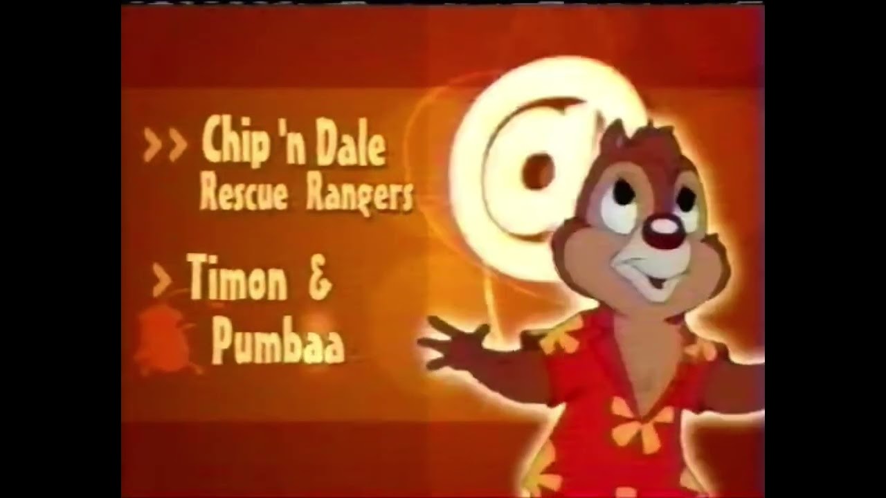 Toon Disney @Toon Next Bumper (Chip 'N Dale Rescue Rangers To Timon ...