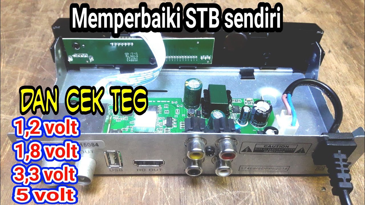 Cara Memperbaiki Stb Set Top Box Tv Digital - YouTube