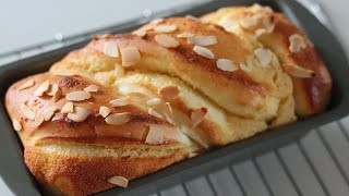 ふわっふわ♡アーモンドクリームパンの作り方／Soft And Fluffy Almond Cream Bread recipe